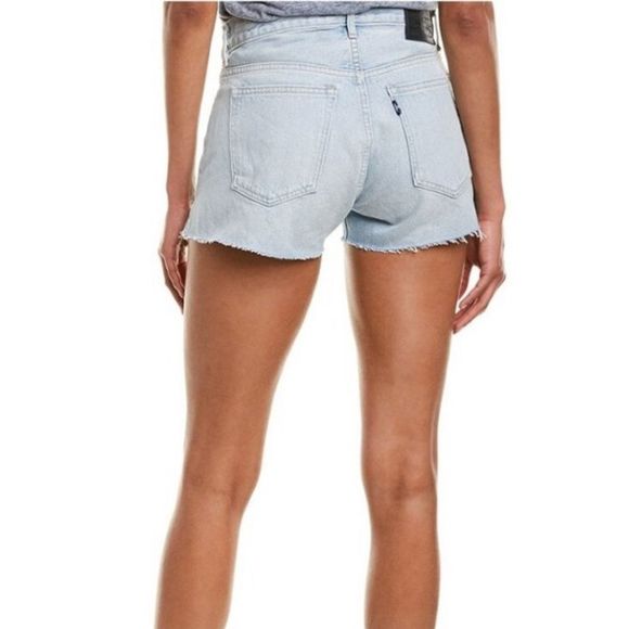 NWOT Levis Made and Crafted Cheeky Light Wash High Rise Cut Off Shorts - Picture 1 of 10